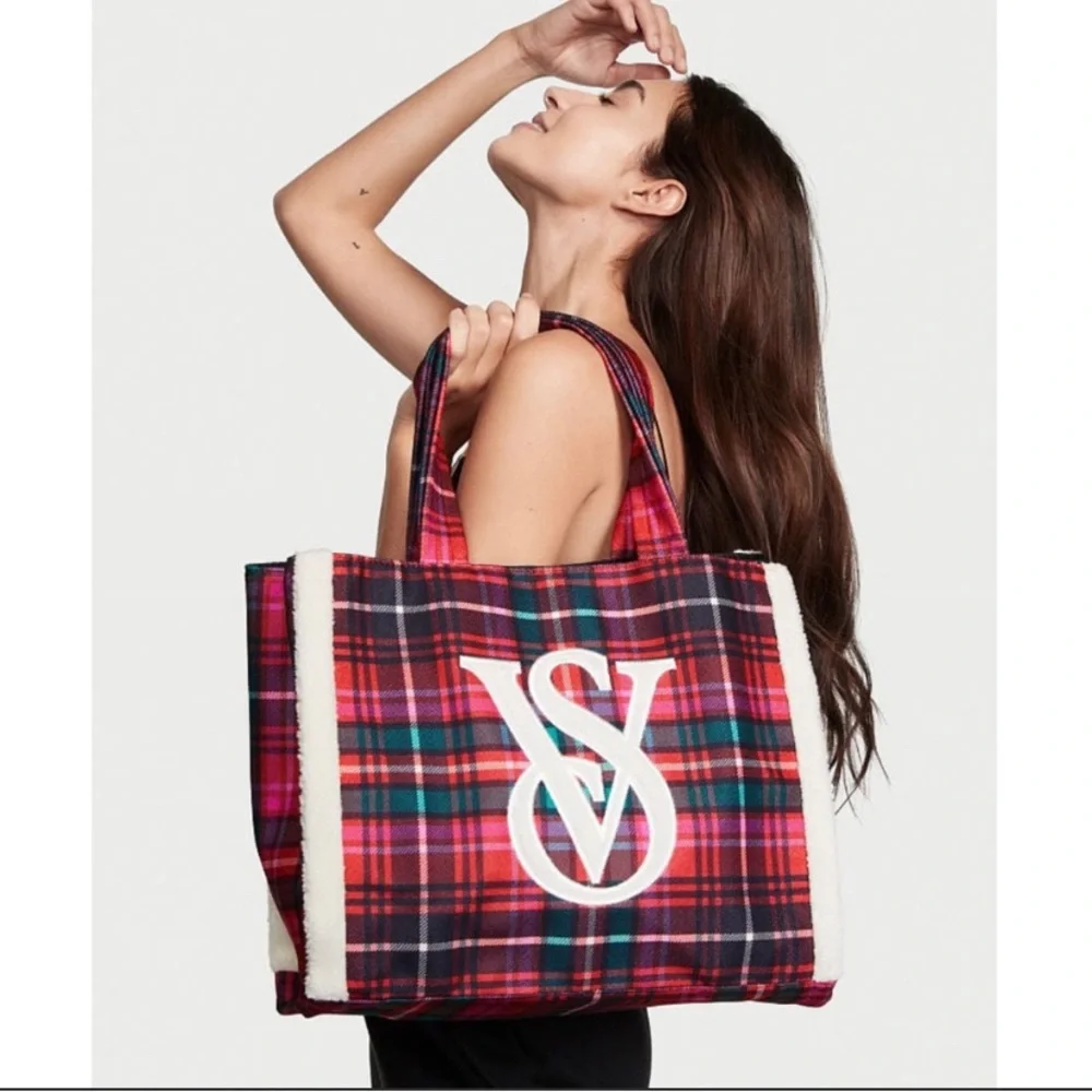 Victorias Secret Plaid Tote